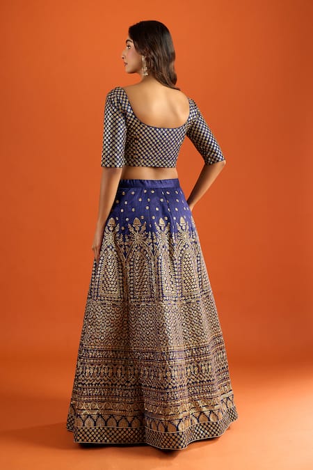 Naintara Bajaj Embroidered Lehenga Set 