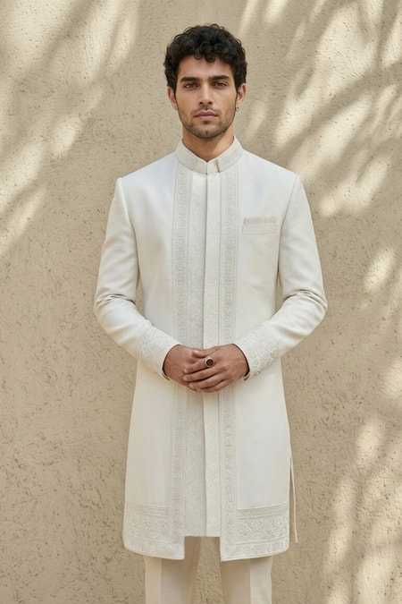 Bubber Couture Celtic Embroidered Sherwani 