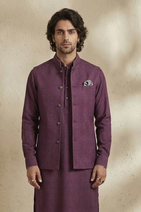 Bubber Couture Code Printed Bundi 