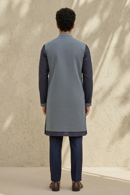 Bubber Couture Iron Gate Layered Kurta & Pant Set 