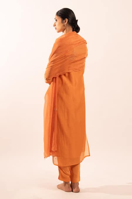 Tatwa Embroidered Straight Kurta Set 