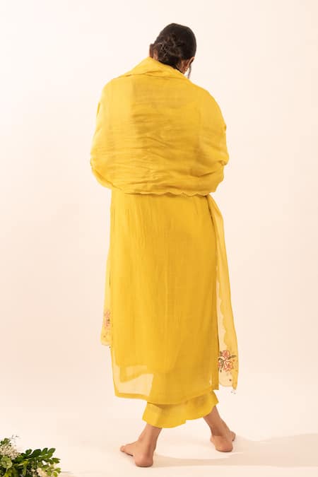 Tatwa Chanderi Embroidered Kurta Set  