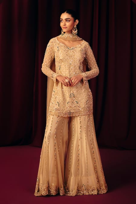 Label Moni K Khoobsurat Embroidered Sharara Set 