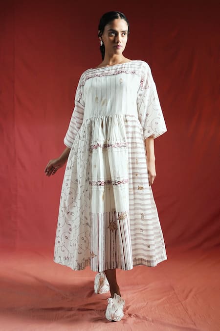 Ahmev Yuni Patch Dress 