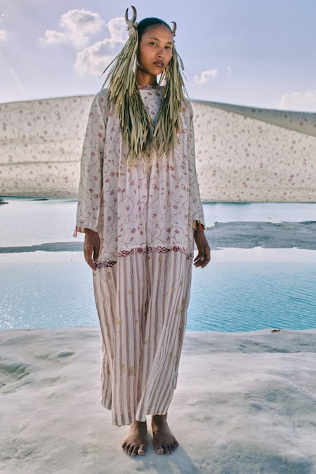 Ahmev Chan Box Pleat Dress  