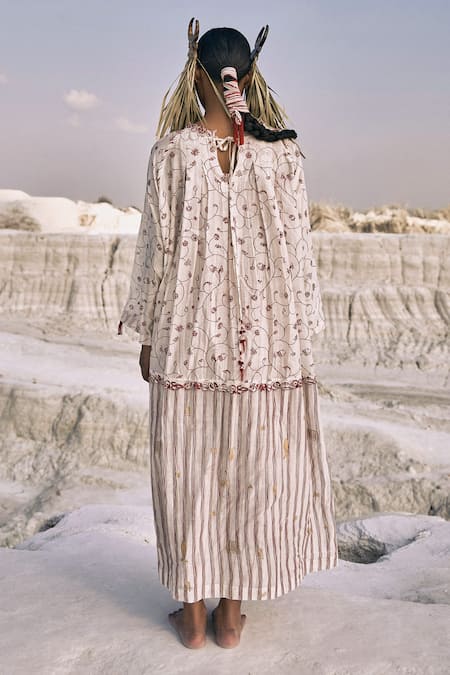 Ahmev Chan Box Pleat Dress  