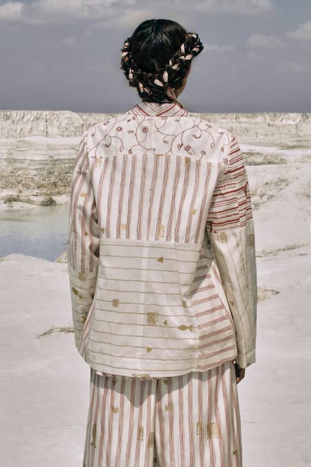 Ahmev Lumina Double Breasted Blazer 