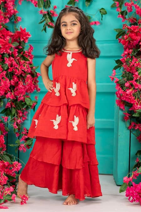 Shruti Jalan Sleeveless Peplum Kurta Gharara Set 