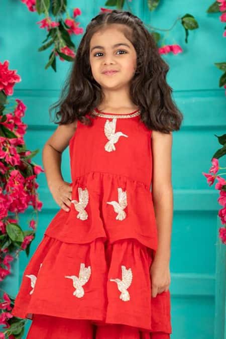 Shruti Jalan Sleeveless Peplum Kurta Gharara Set 