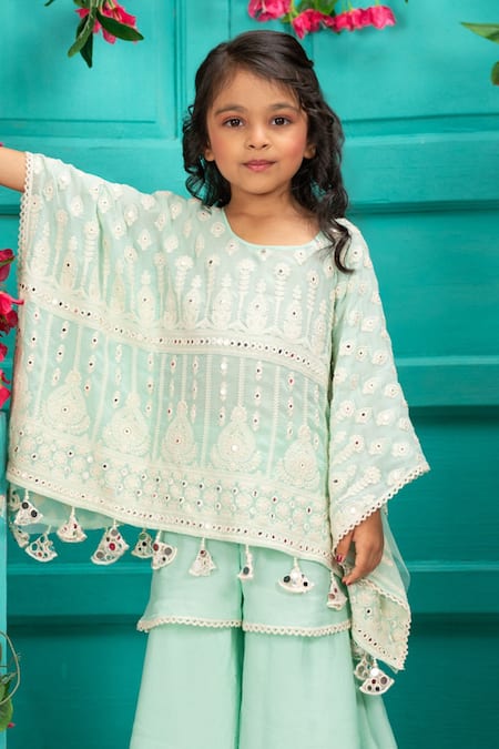 Shruti Jalan Lucknowi Poncho Gharara Set 