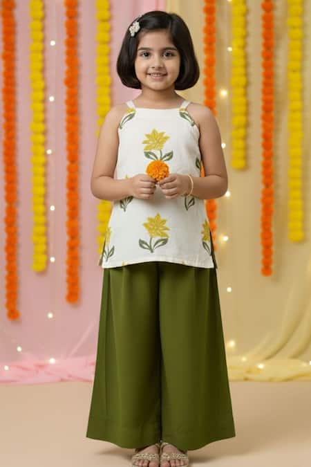 JILMIL DREAMWEAR Printed Top & Palazzo Set 