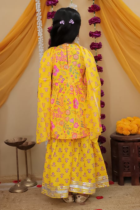 JILMIL DREAMWEAR Cotton Floral Print Anarkali Set 