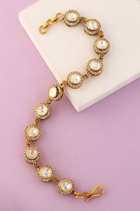 Mero Jewellery Handcrafted Stone Work Bracelet 