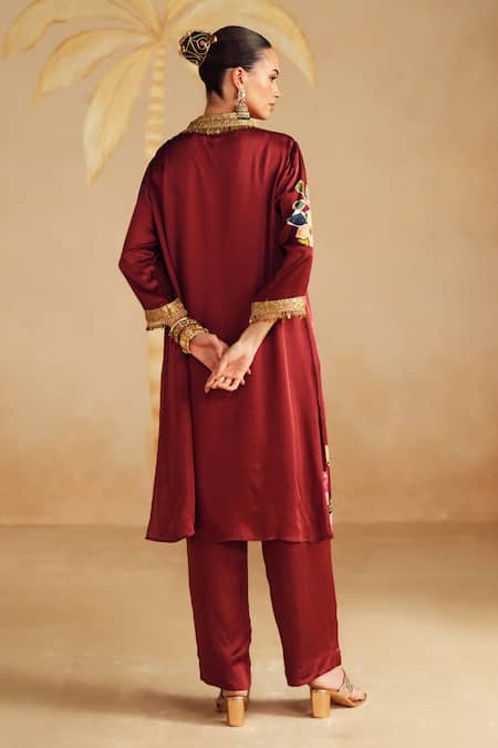 Rainas Rosina Printed Kurta Pant Set 