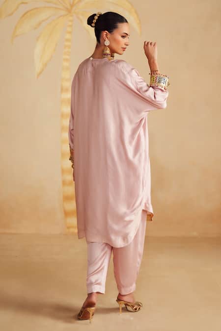 Rainas Embroidered Bodice Kurta Set 