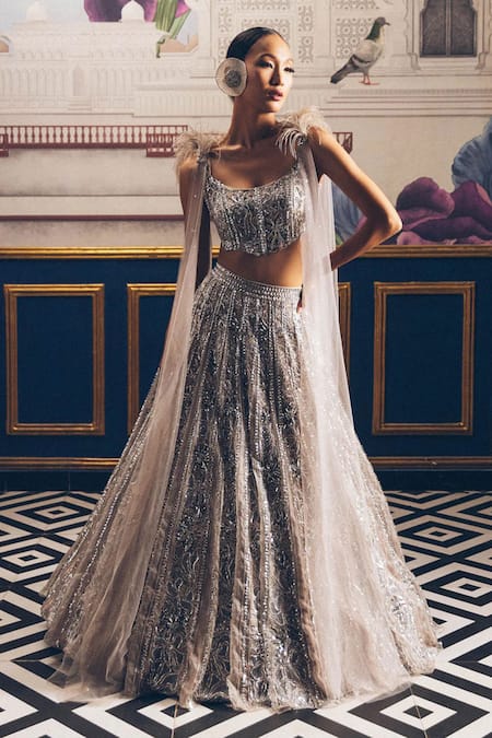 PRAVALIKA KOLA Liora Embellished Lehenga Set 