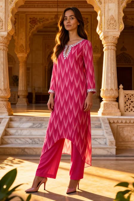 Seams Pret And Couture Elina Print Kurta Set 