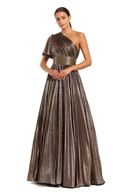 Mac Duggal Beaded Waist Detail Gown 