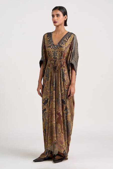 Ott The Vintage Paisley Pattern Kaftan 