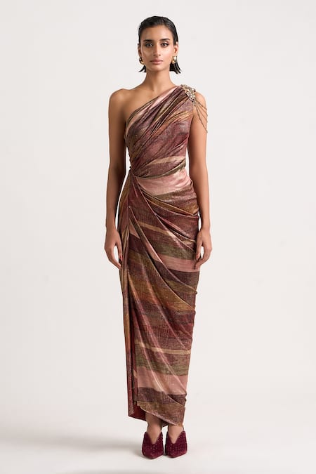 Ott The Sculpted Draped Dress 