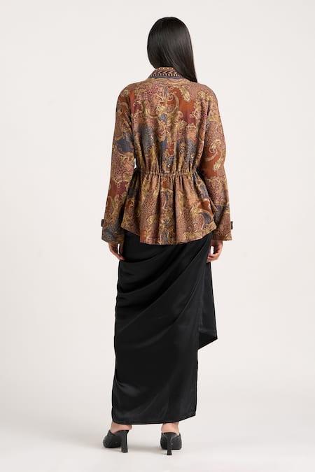 Ott Vintage Paisley Kimono Jacket 