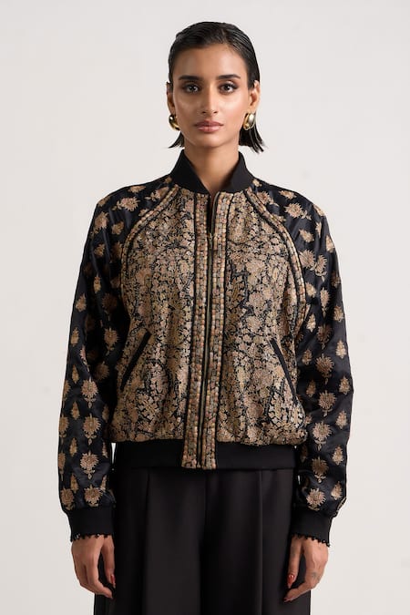 Ott Kani Embroidered Bomber Jacket 