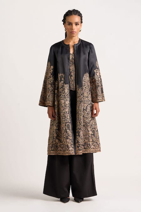 Ott Kani Embroidered Long Jacket 