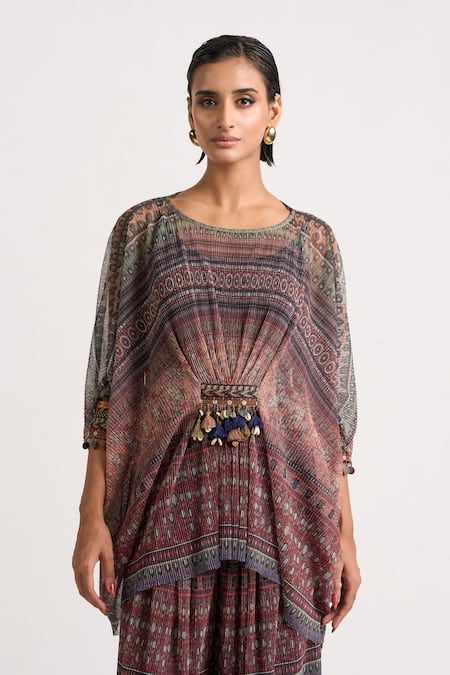 Ott The Collage Draped Kimono Top 