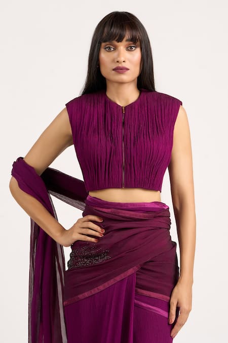 Ott Fluted Cropped Top 