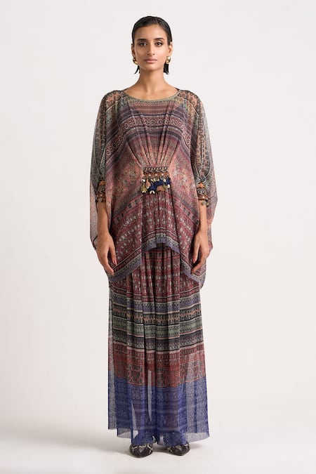 Ott Collage Print Trouser 