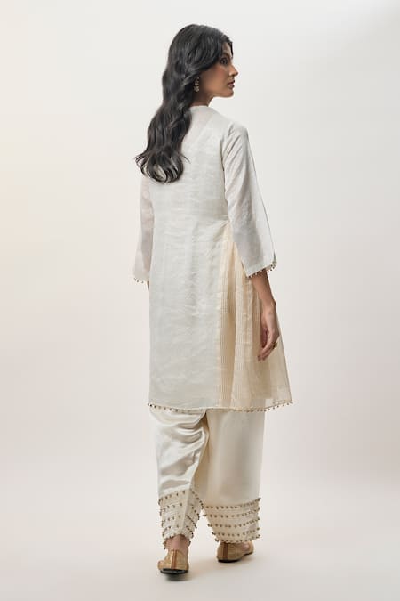 Payal Singhal Rangrez Striped Tissue Kurta Set 
