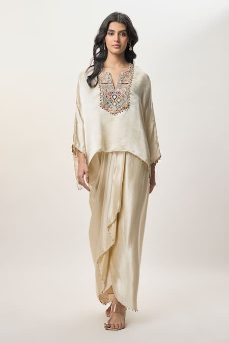 Payal Singhal Risa Embellished Top & Skirt Set 