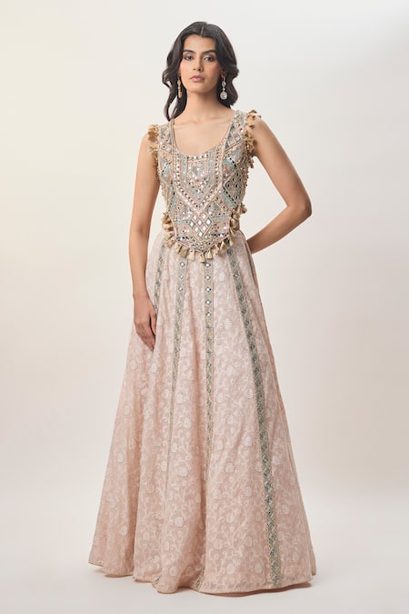 Payal Singhal Mehrsa Embroidered Choli Lehenga Set 