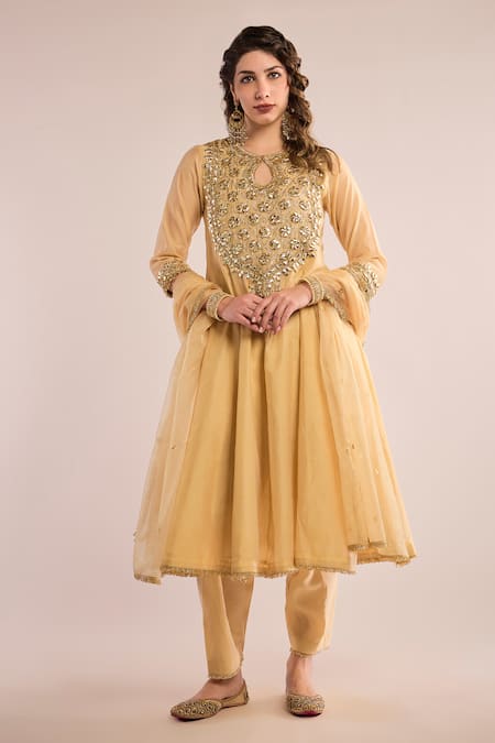 saina kapoor Embroidered Anarkali Set 