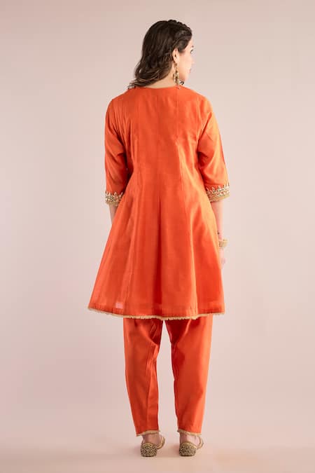 saina kapoor Embroidered Yoke Anarkali Set 