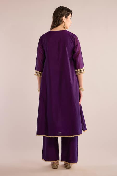 saina kapoor Gota Patti Work Kurta Set
