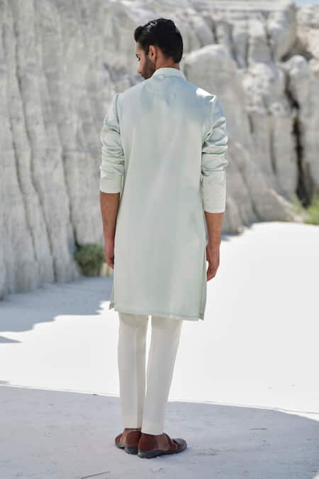 Amrit Dawani Pearl Embellished Kurta Set 