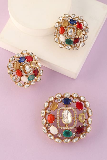 Mero Jewellery Handcrafted Pendant & Earrings Set 