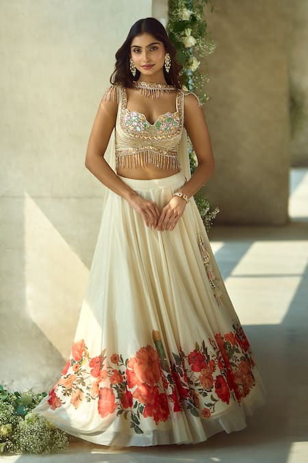 Samyukta Singhania Handwork Embellished Lehenga Set 