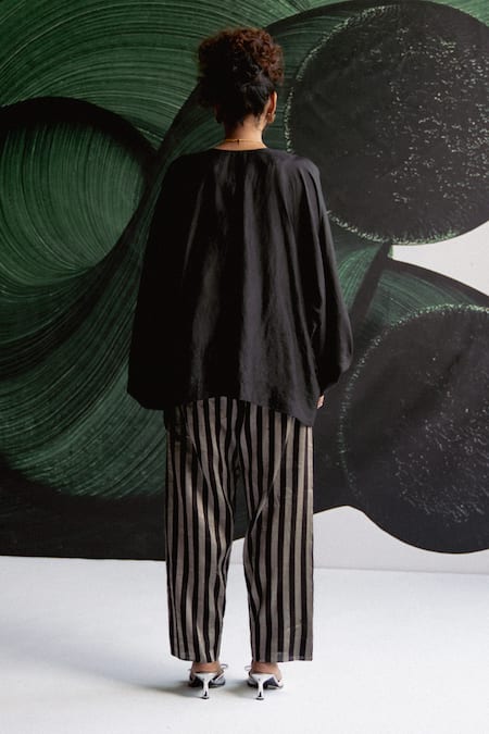 Esha Arora Striped Pattern Top & Pant Set 