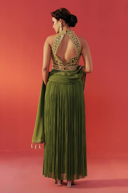 Rasasvada Paisley Embellished Anarkali 