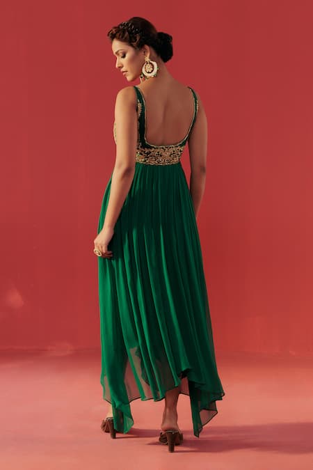 Rasasvada Yoke Embellished Anarkali 