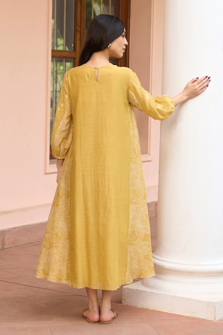 Vaayu Rue Embroidered Dress 