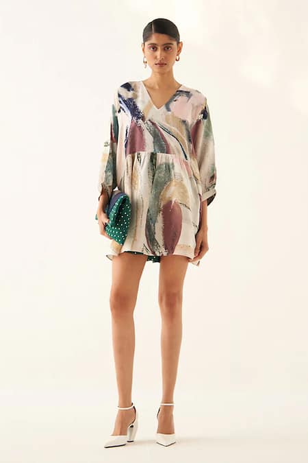 OFRIDA Rio Tier Printed Top 