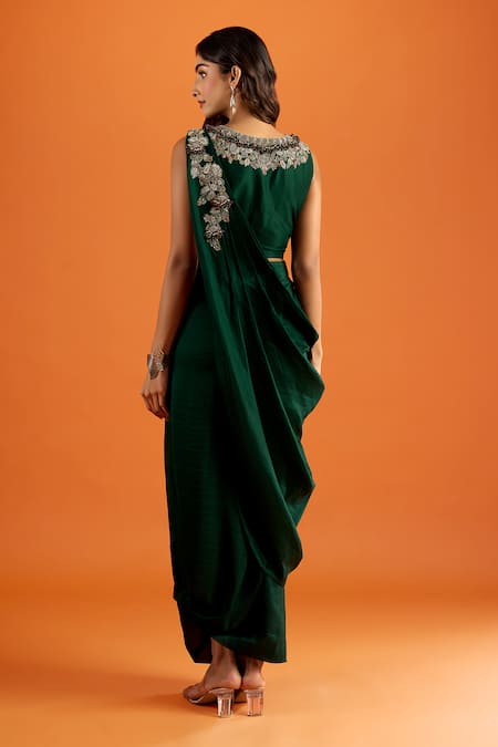 Prisho Taara Lilac Emrboidered Lehenga Set