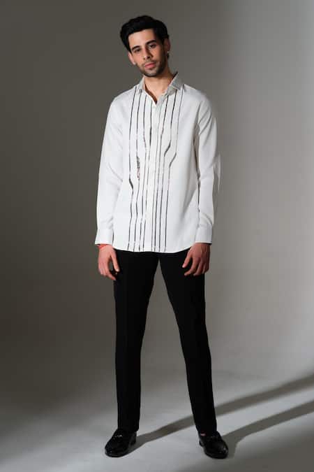 PRAVALIKA KOLA Linear Luxe Shirt 