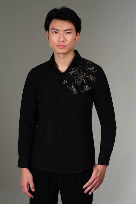 PRAVALIKA KOLA_Crepe Beads Pkf014_olx0jyyqxwstju _Online_at_Aza_Fashions