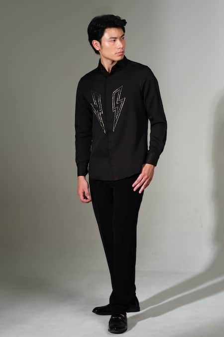 PRAVALIKA KOLA Thunder Embellished Shirt 