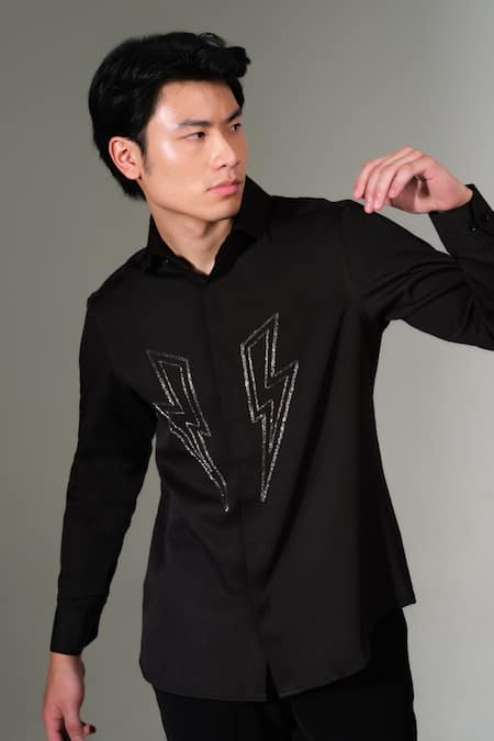 PRAVALIKA KOLA Thunder Embellished Shirt 