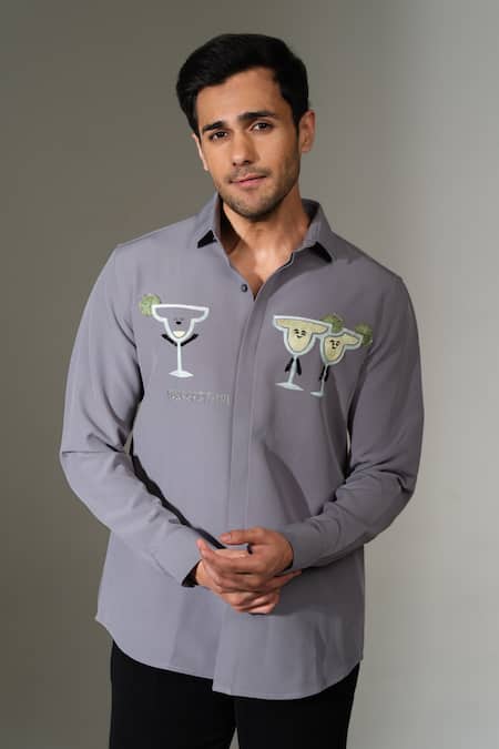 PRAVALIKA KOLA Moregaritas Embellished Shirt 